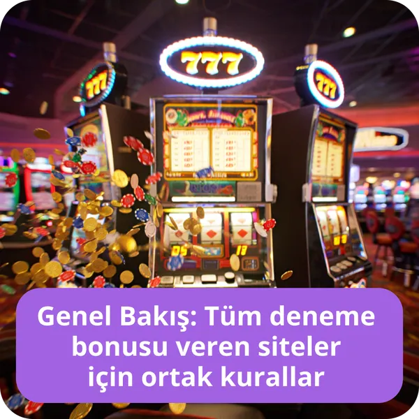 Genel Bakış: Tüm deneme bonusu veren siteler için ortak kurallar